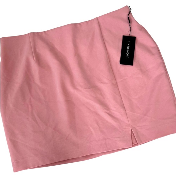 11 Honore Darci Mini Skirt Pink Women’s Size 18 - Picture 2 of 7